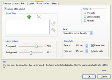 Slide Show with sound