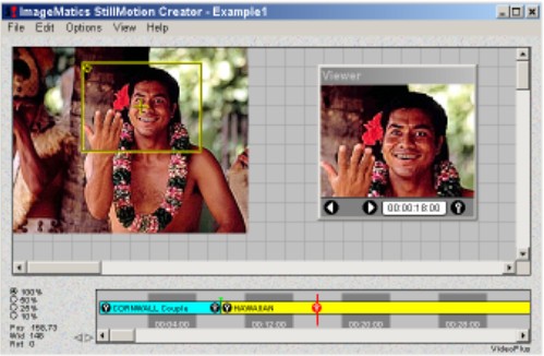 ImageMatics StillMotion Creator - Pan and zoom animation